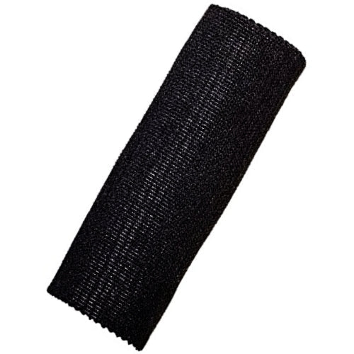 Standard Survival Pro Elastic Cotton Bandage Wrap with Velcro Closure - Black (Size: 4") - DollarFanatic.com